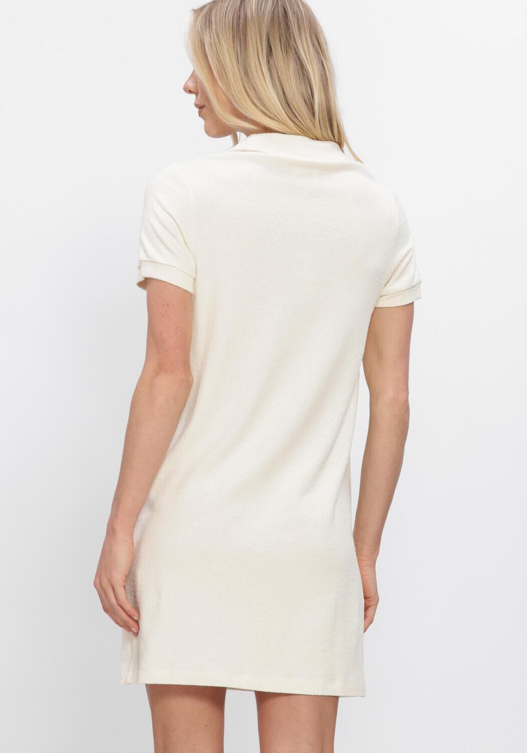 Ecru APC Polo ROBE ELINA - large