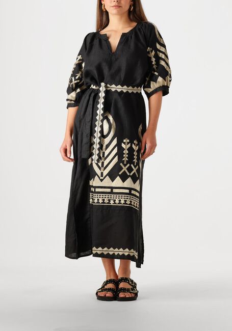 Zwarte GREEK ARCHAIC KORI Maxi jurk 230654 - large