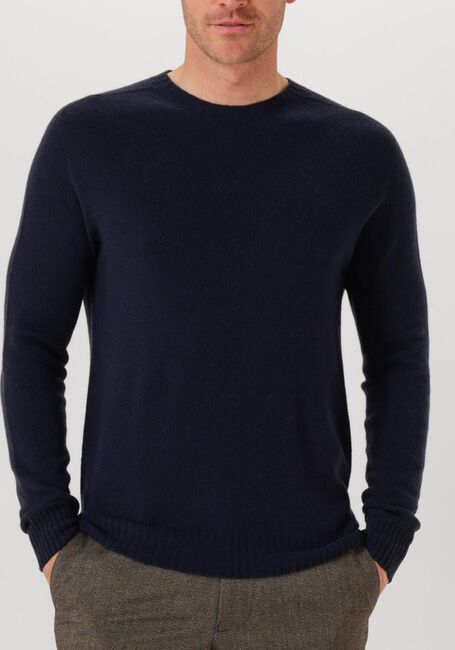 Donkerblauwe PROFUOMO Trui PULLOVER CREW NECK - large