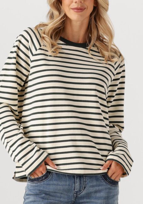 Groene MOS MOSH Trui MMLIDY O-LS SWEATSHIRT - large
