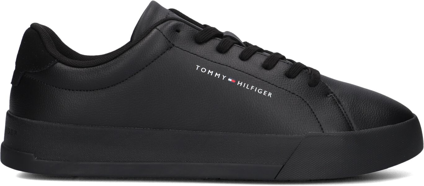 Tommy Hilfiger Lage Sneakers Heren Tommy Hilfiger Court, Maat: 48, Materiaal: Leatherlook, Kleur: Zwart