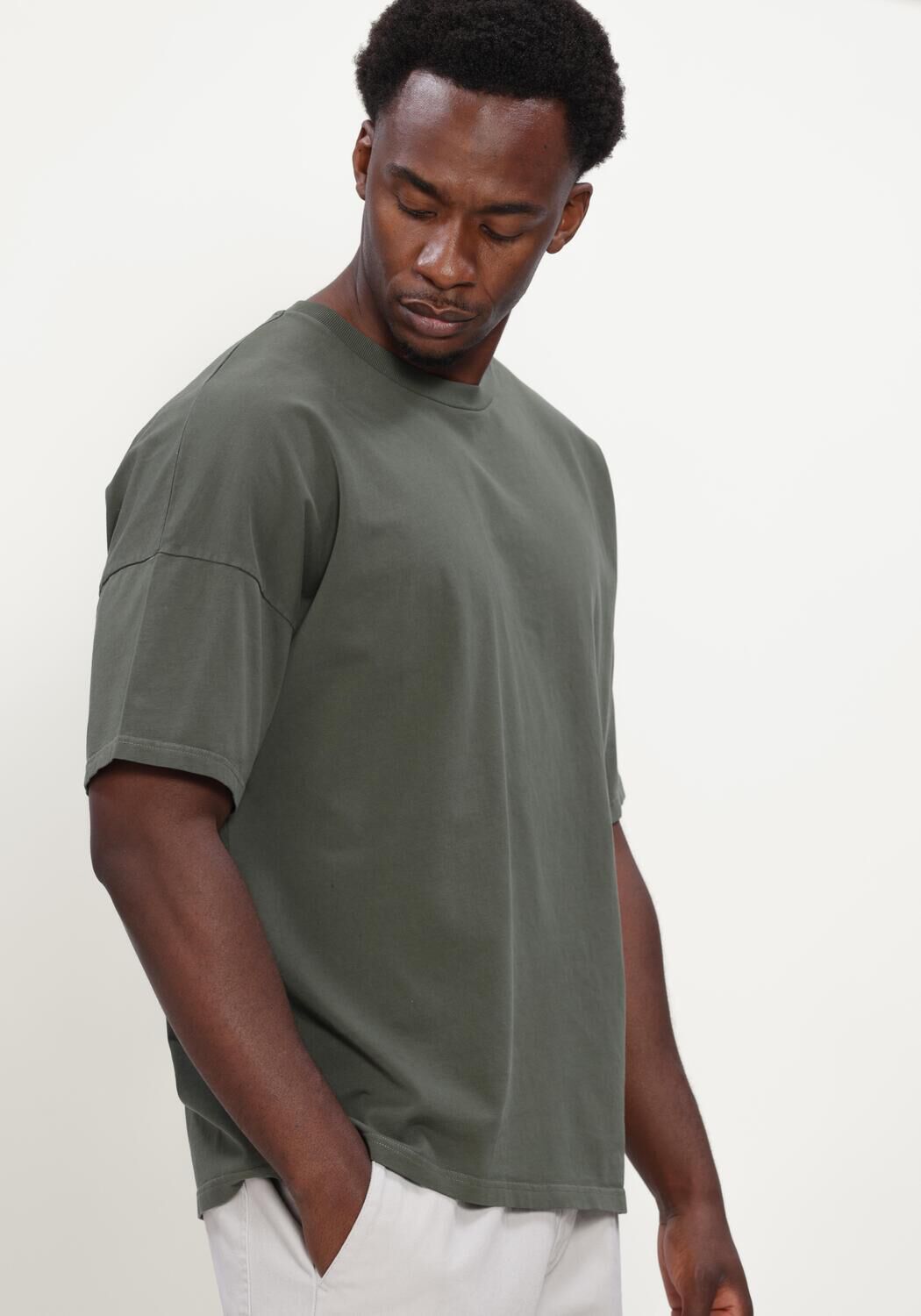 Grijze AMERICAN VINTAGE T-shirt VIZVALLEY - large