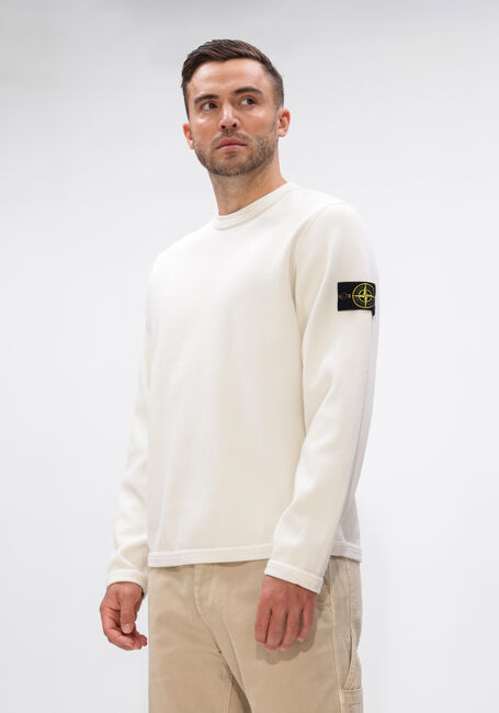 Ecru STONE ISLAND Sweater SWEATSHIRT S0297 - large