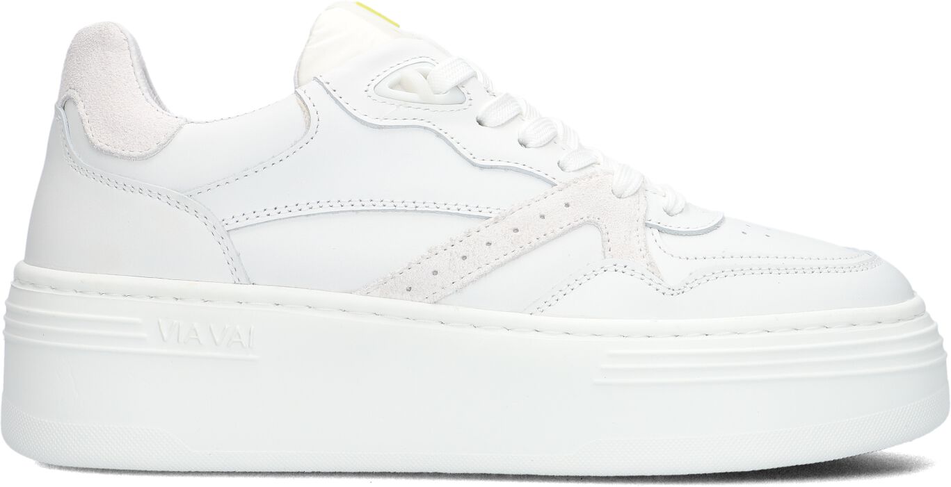 VIA VAI Lage Sneakers Dames Isa Bo, Maat: 40, Materiaal: Leer, Kleur: Wit