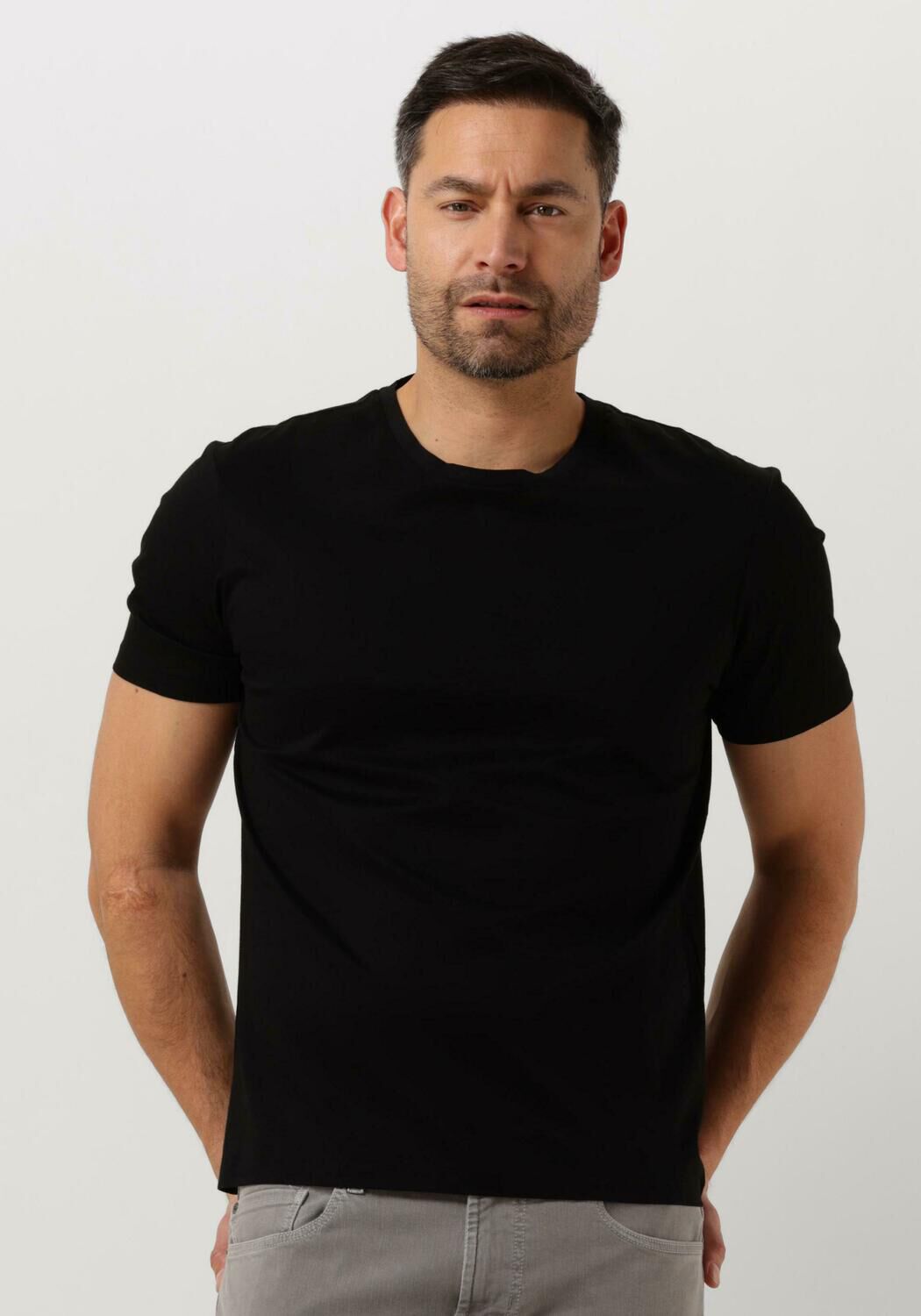 Boss Black T-Shirt Heren Tessler 150, Maat: L, Kleur: Zwart