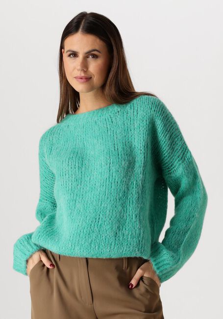 Groene SUMMUM Trui SWEATER ALPACA BLEND KNIT - large