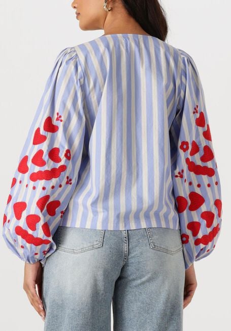 Blauwe SISSEL EDELBO Blouses ELISABETH TOP - large