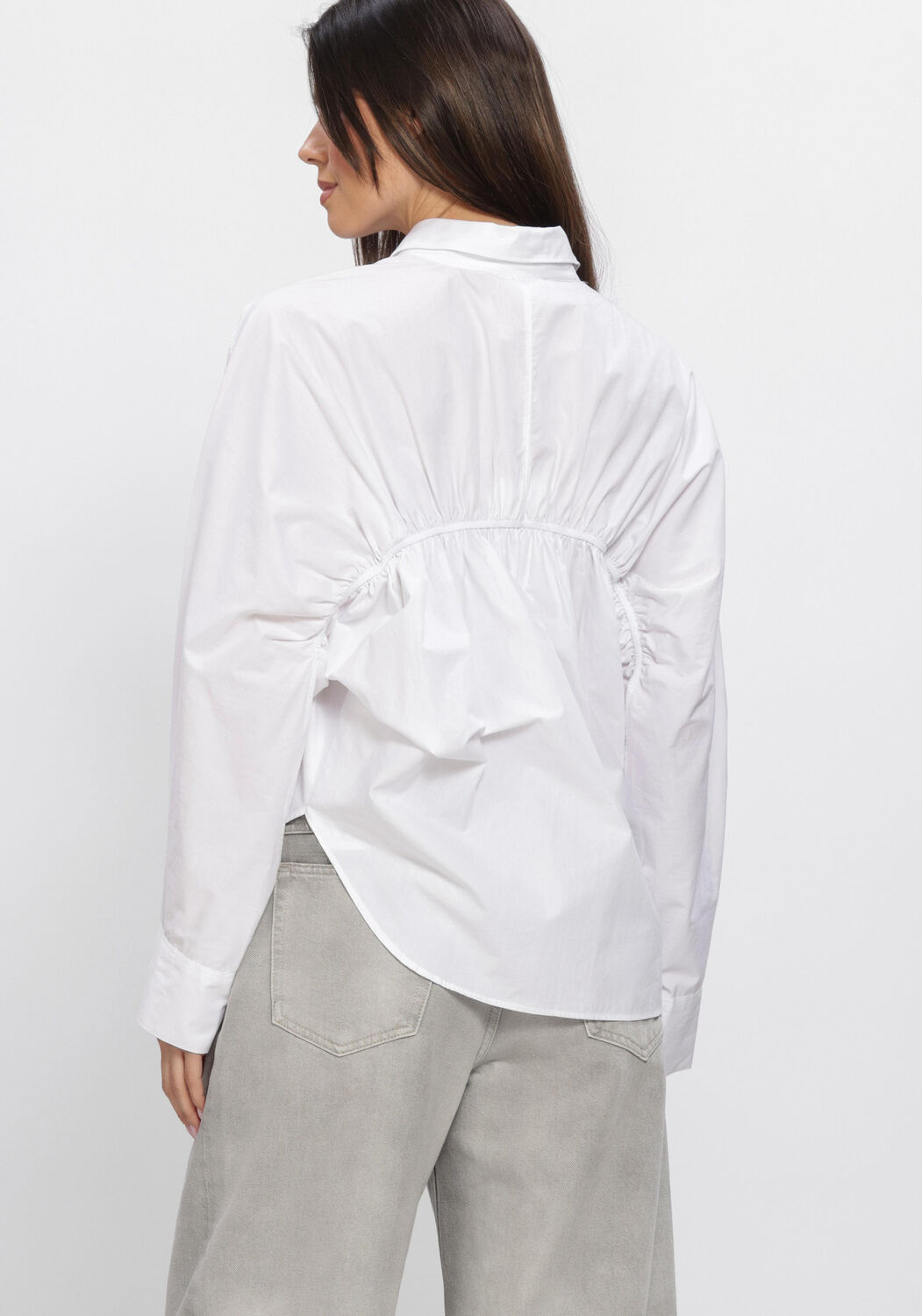 Witte CLOSED Blouses GATHERED SHIRT - large