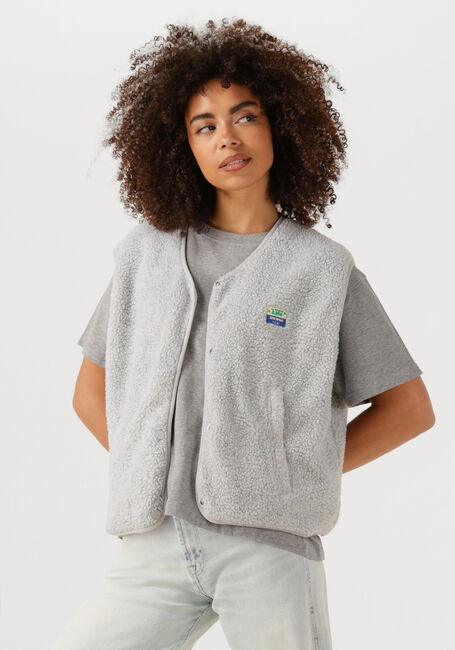 Lichtgrijze AMERICAN VINTAGE Gilet HOKTOWN - large