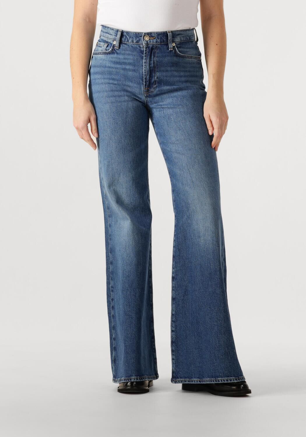7 for all Mankind Flared Jeans Dames Retro Flare, Maat: 25, Kleur: Blauw afbeelding 1