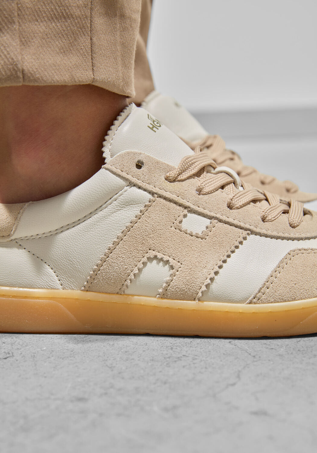 Gebroken wit HOGAN Lage sneakers COOL ALLACCIATO - large