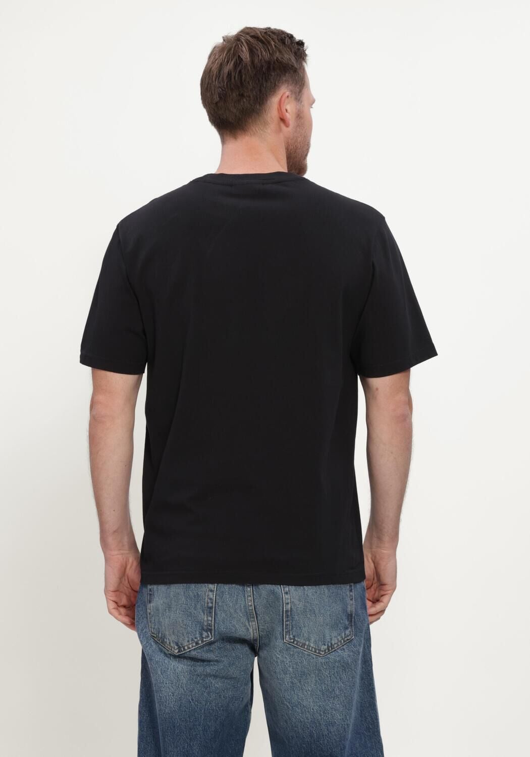 Zwarte NN.07 T-shirt ADAM EMB T-SHIRT 3209 - large