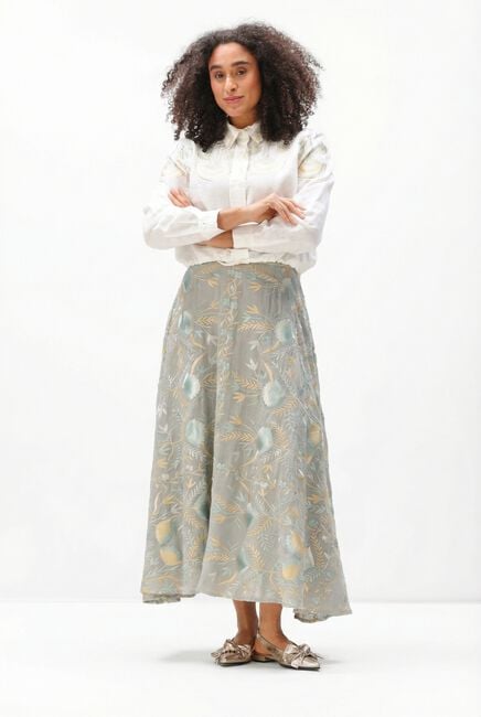 Lichtgrijze GREEK ARCHAIC KORI Maxirok S26K-4052014 - large