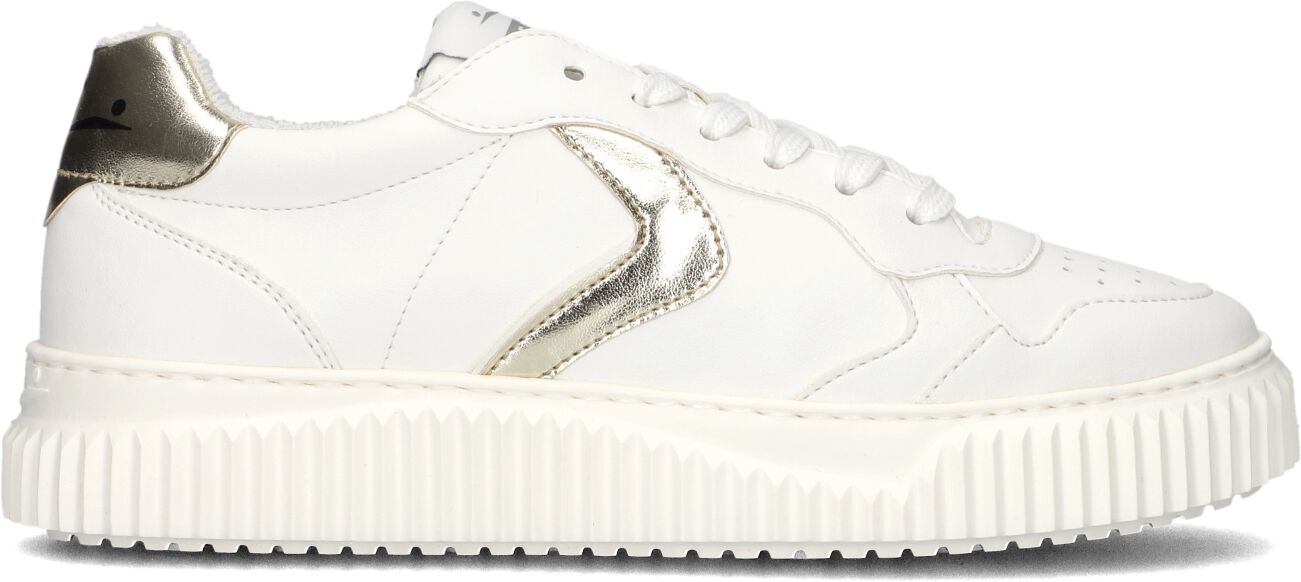 Voile Blanche Lage Sneakers Dames Hybro 03 Woman, Maat: 37, Materiaal: Leer, Kleur: Wit