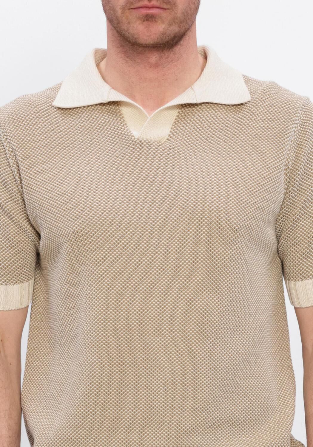 Beige FILIPPO DE LAURENTIIS Polo POLO SKIPPER MC - large