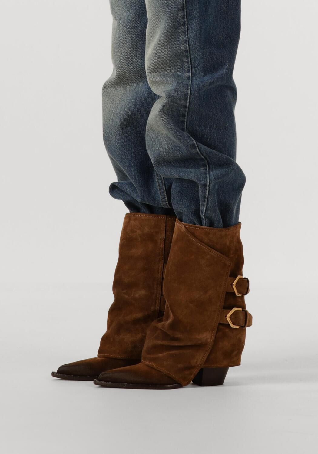 Bruine STRATEGIA Hoge laarzen E-4491 - large