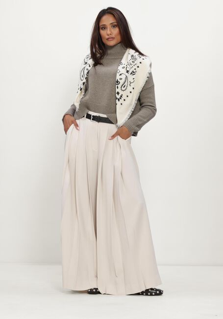 Ecru FILIPPA K Wijde broek FULLY PLEATED TROUSERS - large