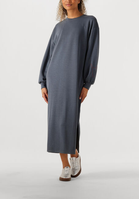 Zwarte ALIX THE LABEL Mini jurk LADIES KNITTED FLOWY LONG SWEATER DRESS - large