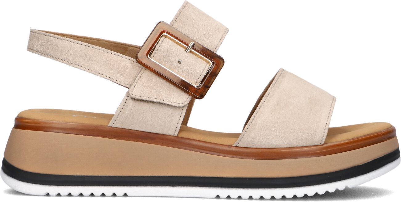Gabor Sandalen
Dames 744.4, Maat: 38, Materiaal: Suède, Kleur: Beige