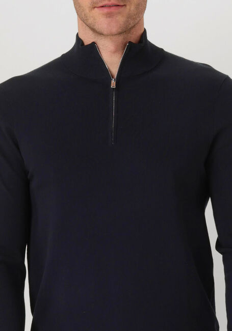 Donkerblauwe PROFUOMO Coltrui HALF ZIP LUXURY BASIC - large