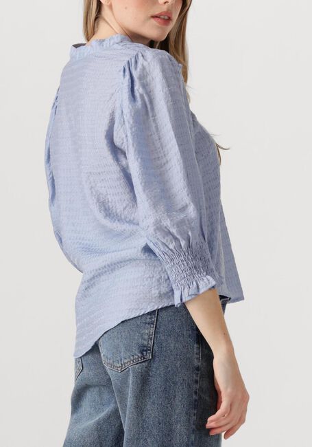 Lichtblauwe CO'COUTURE Blouses CHARLIECC FRILL SS SHIRT - large
