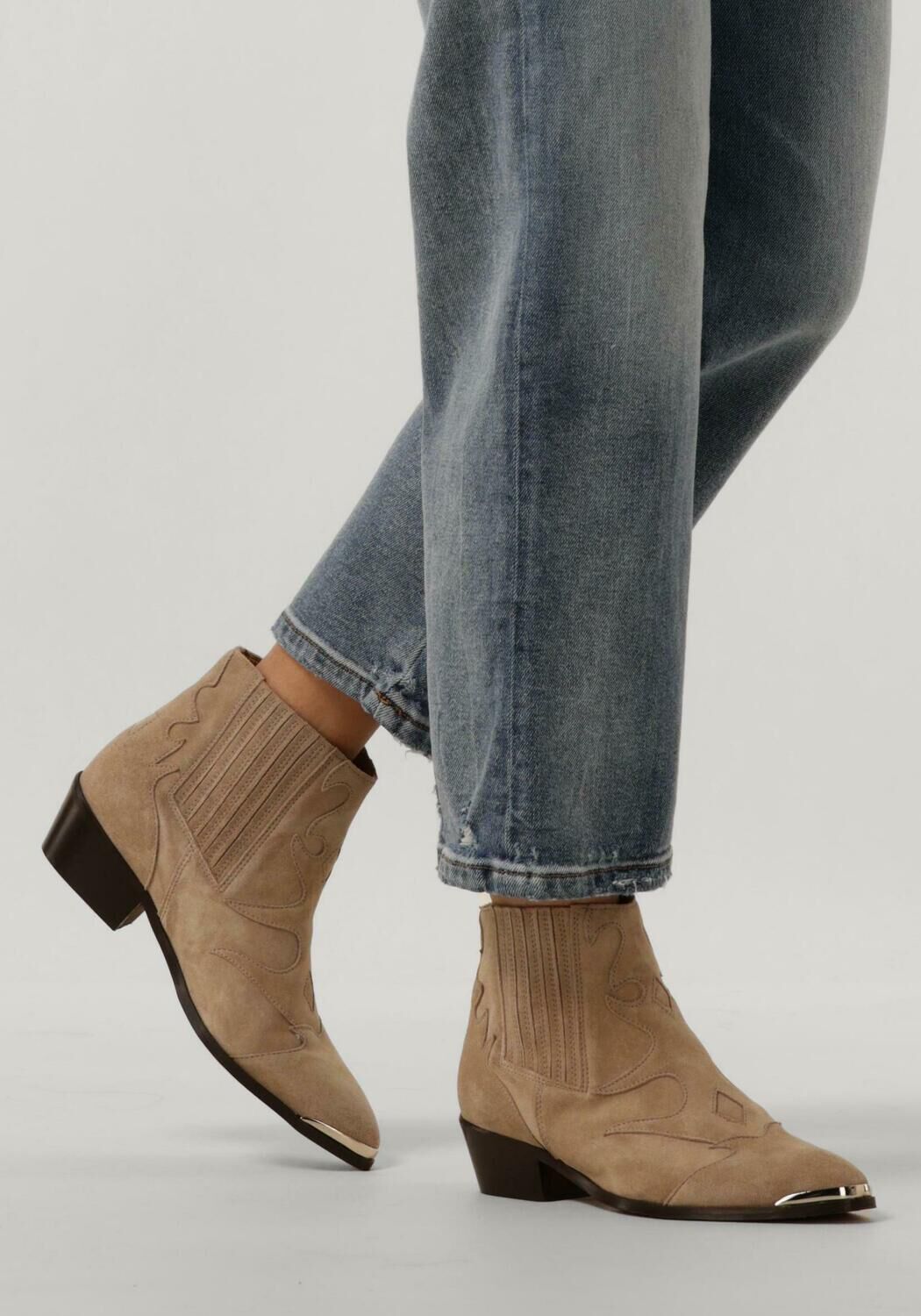 Beige TORAL Enkellaarsjes SONIA - large