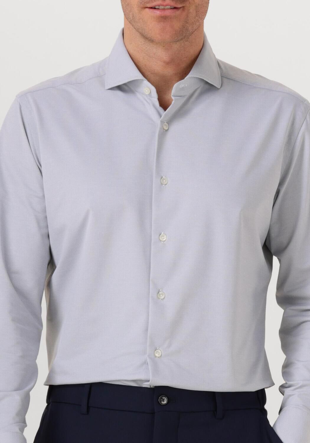 Lichtgrijze XACUS Casual overhemd ACTIVE 91617 520ML - large