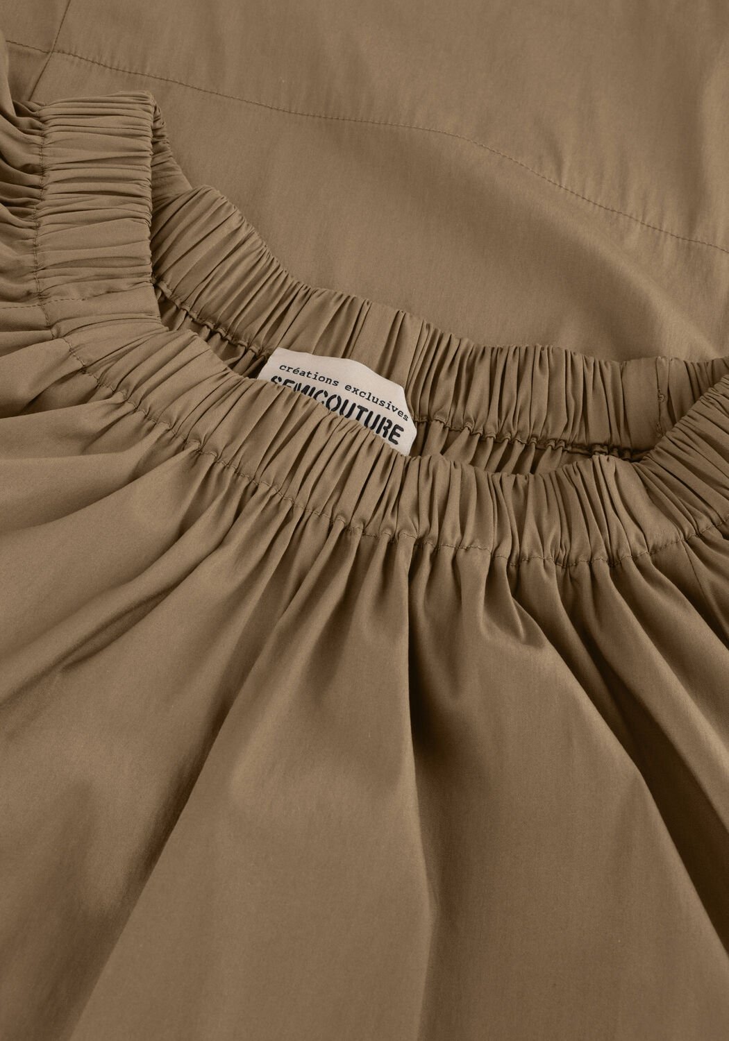 Groene SEMICOUTURE Mini jurk S4SK26 DRESS - large