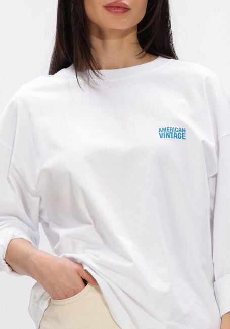 Witte AMERICAN VINTAGE T-shirt GIXY - large
