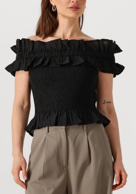 Zwarte COPENHAGEN MUSE Top CM MOLLY BLOUSE - large