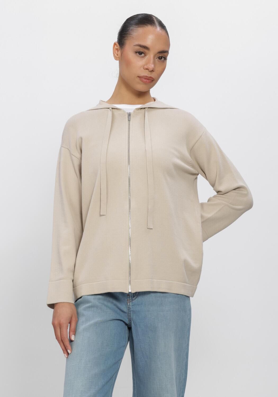 Ecru MAX MARA Vest ALOA - large