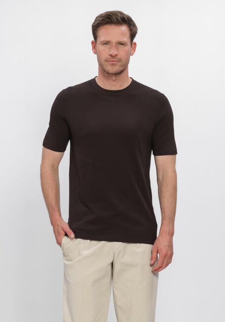 Bruine PROFUOMO Polo T-SHIRT CREW NECK SS AERO EASE - large