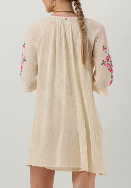 Creme ANTIK BATIK Mini jurk MAGOO DRESS - large