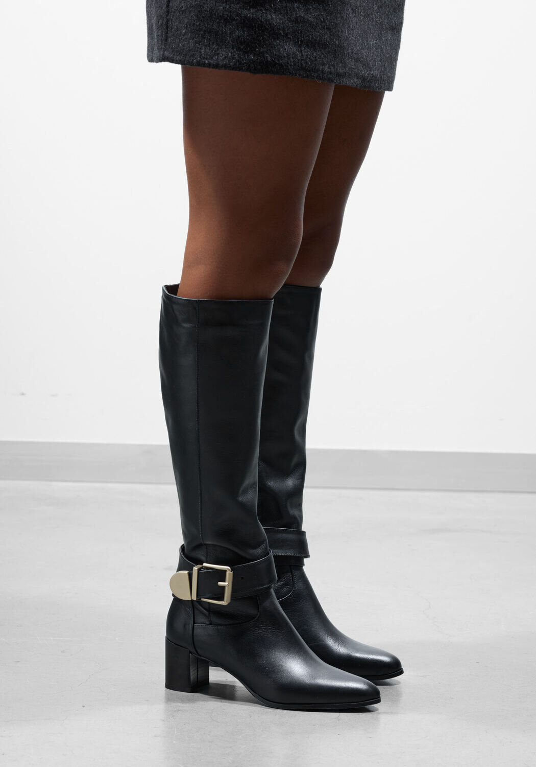 Zwarte LINA LOCCHI Hoge laarzen 8596 - medium