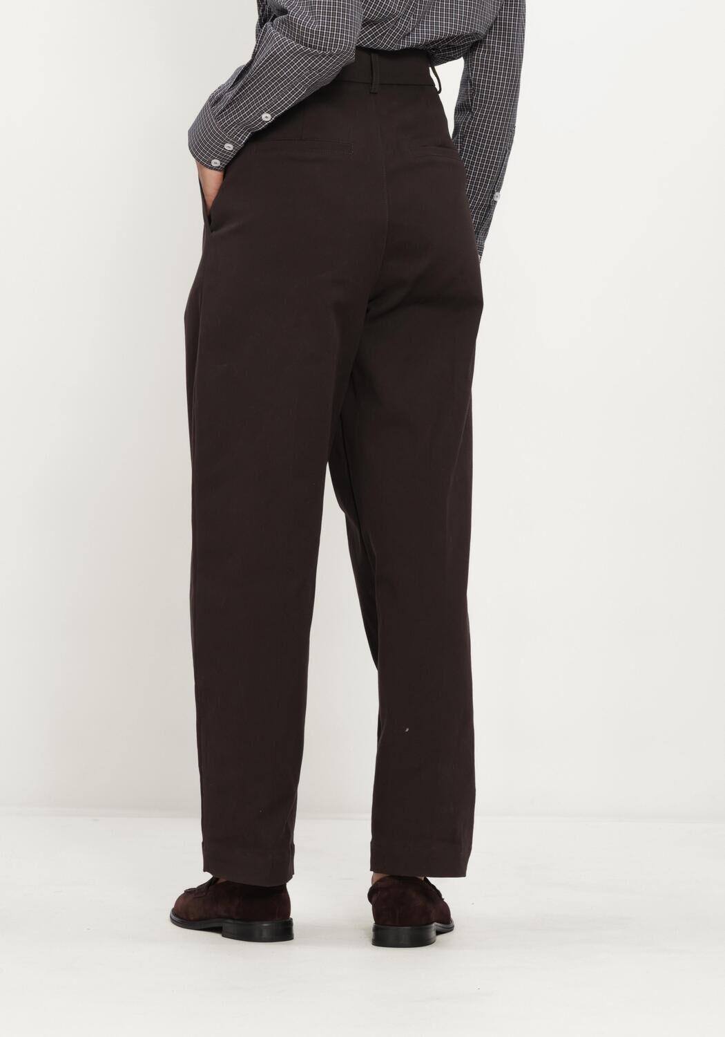 Bruine JANICE Pantalon BARREL BALTI - large