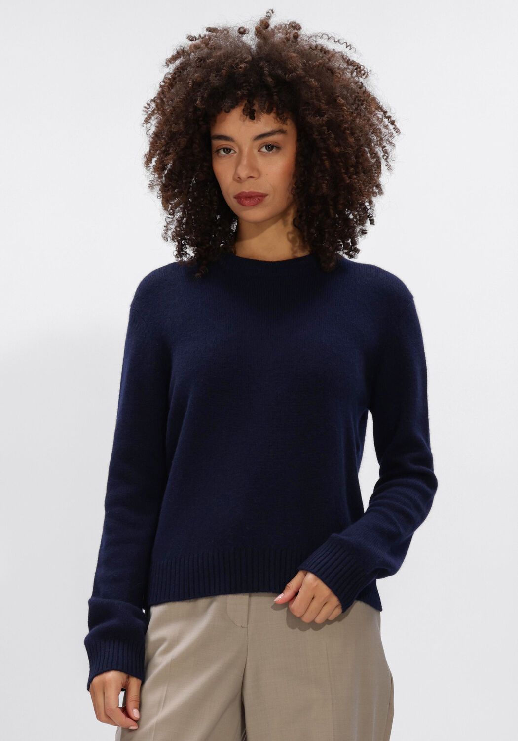 Donkerblauwe LISA YANG Trui MABLE SWEATER - large