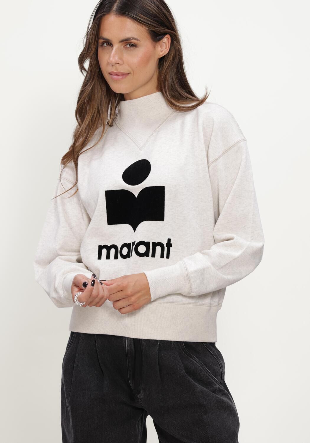 Ecru ISABEL MARANT Trui MOBY SWEAT SHIRT - large