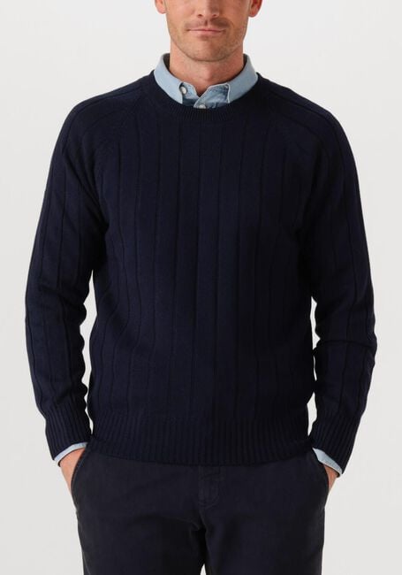 Blauwe GRAN SASSO Trui CREW L SLV - large