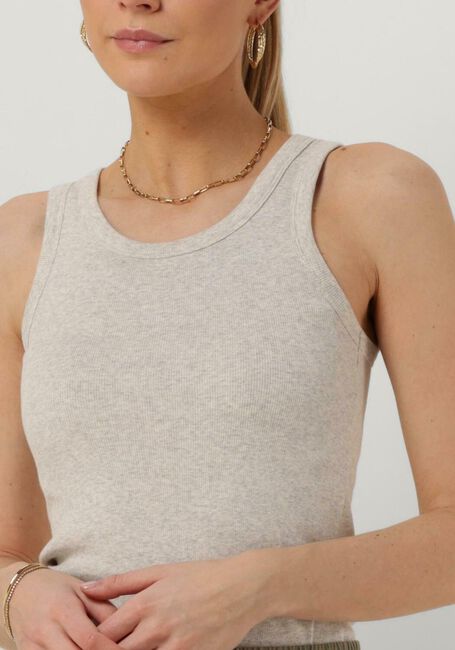 Lichtgrijze KNIT-TED Top ELLA - large