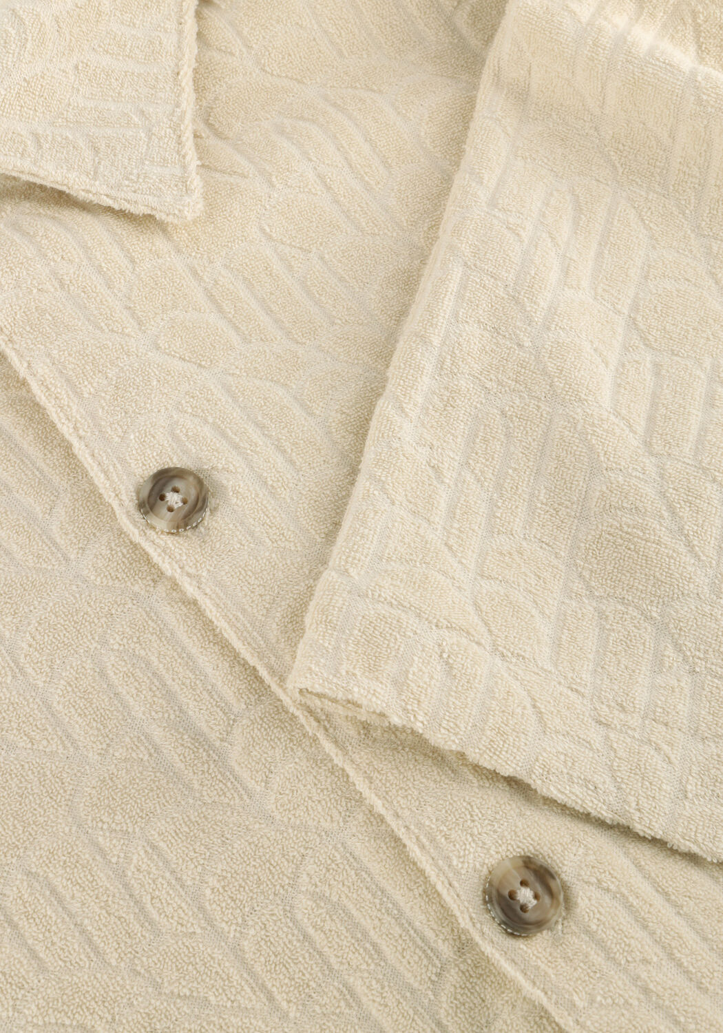 Ecru THE GOODPEOPLE Casual overhemd SOFTSUN - large