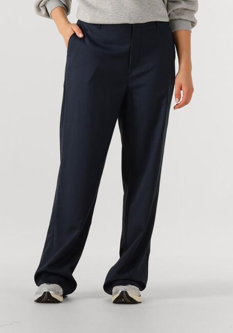 Donkerblauwe ALIX THE LABEL Wijde broek LADIES WOVEN CLEAN PANTS - large
