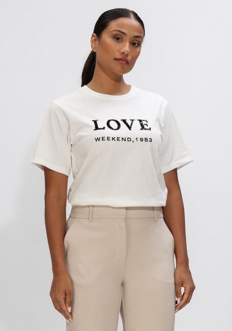 Gebroken wit MAX MARA T-shirt AGILE - large