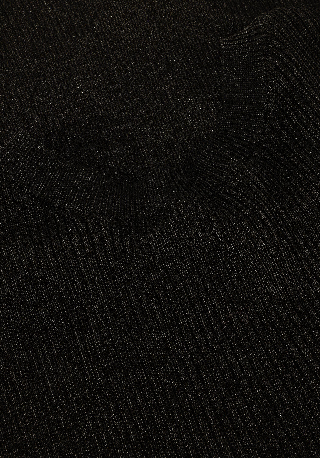 Zwarte GESTUZ T-shirt SILVIGZ DEEP BACK BLOUSE - large