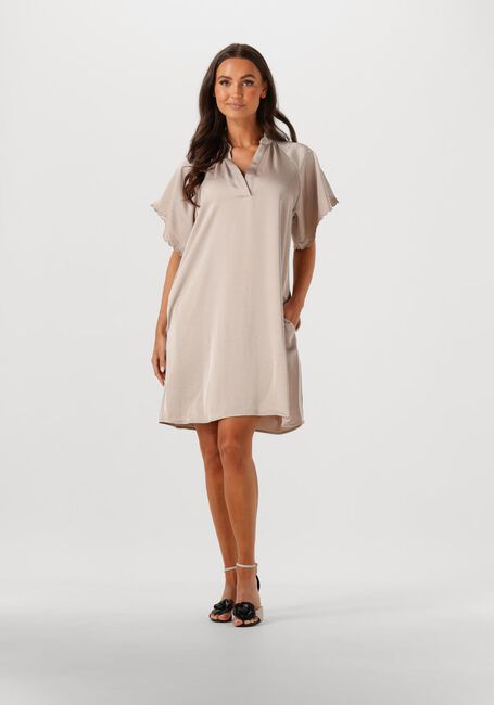 Beige BRUUNS BAZAAR Mini jurk WENDIS DRESS - large