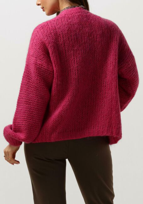 Roze SUMMUM Vest OVERSIZED CARDIGAN MOHAIR BLEND KNIT - large