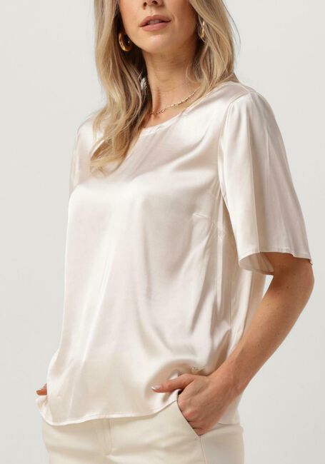 Ecru MOS MOSH Blouses EVIE SS SATIN BLOUSE - large