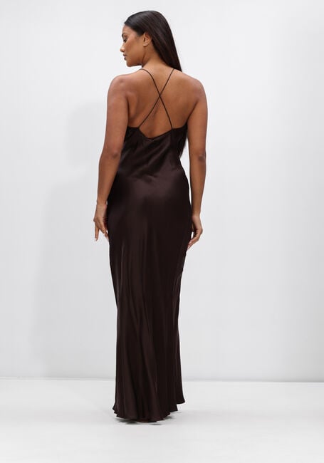 Bruine ANINE BING Jurken LAUREL DRESS DEEP BROWN - large