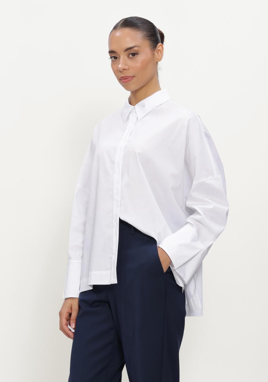 Witte FFC Blouses BLUSE KASTIG - large
