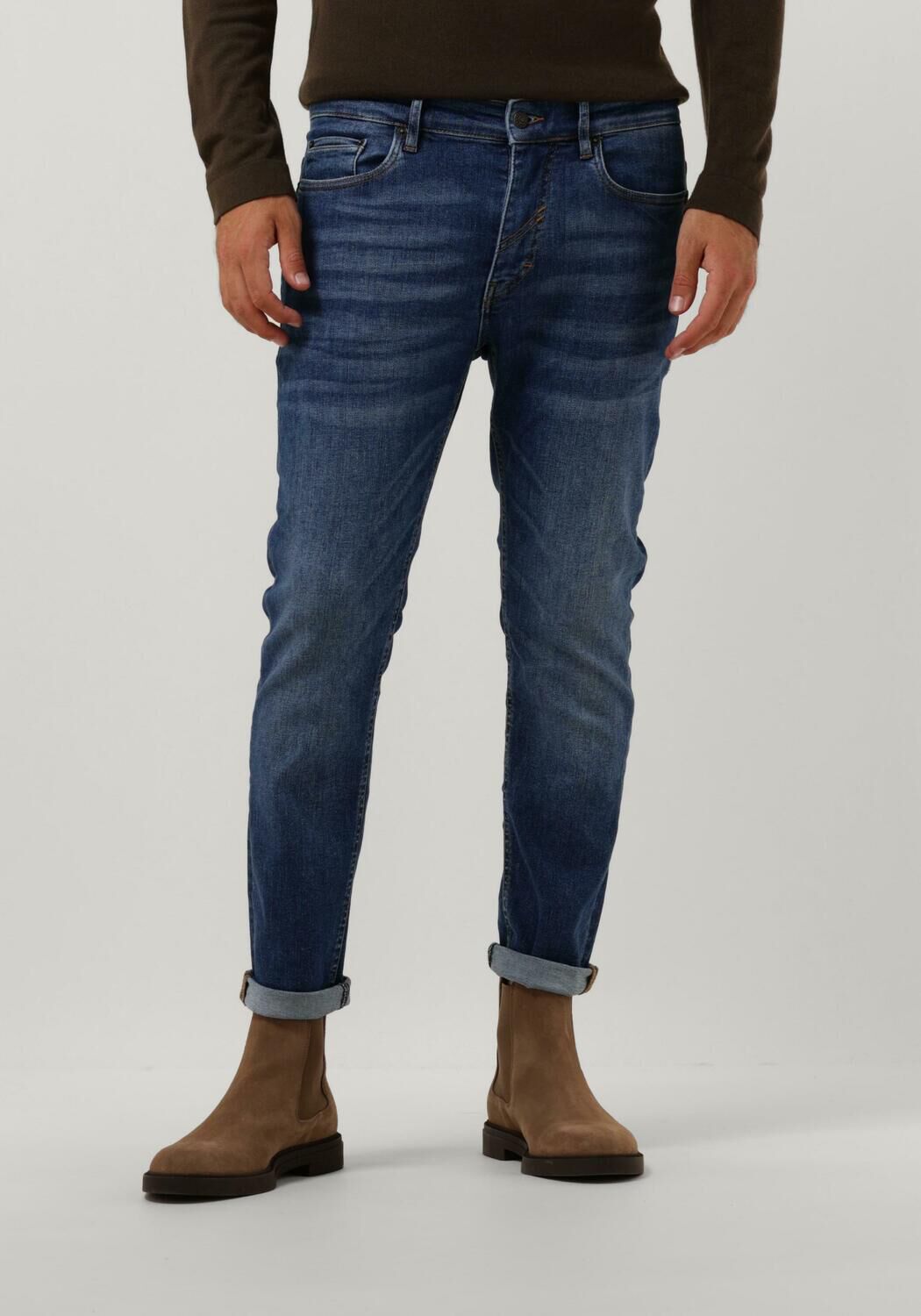 Drykorn Slim Fit Jeans Heren West 260135, Maat: 36/34, Kleur: Donkerblauw afbeelding 1