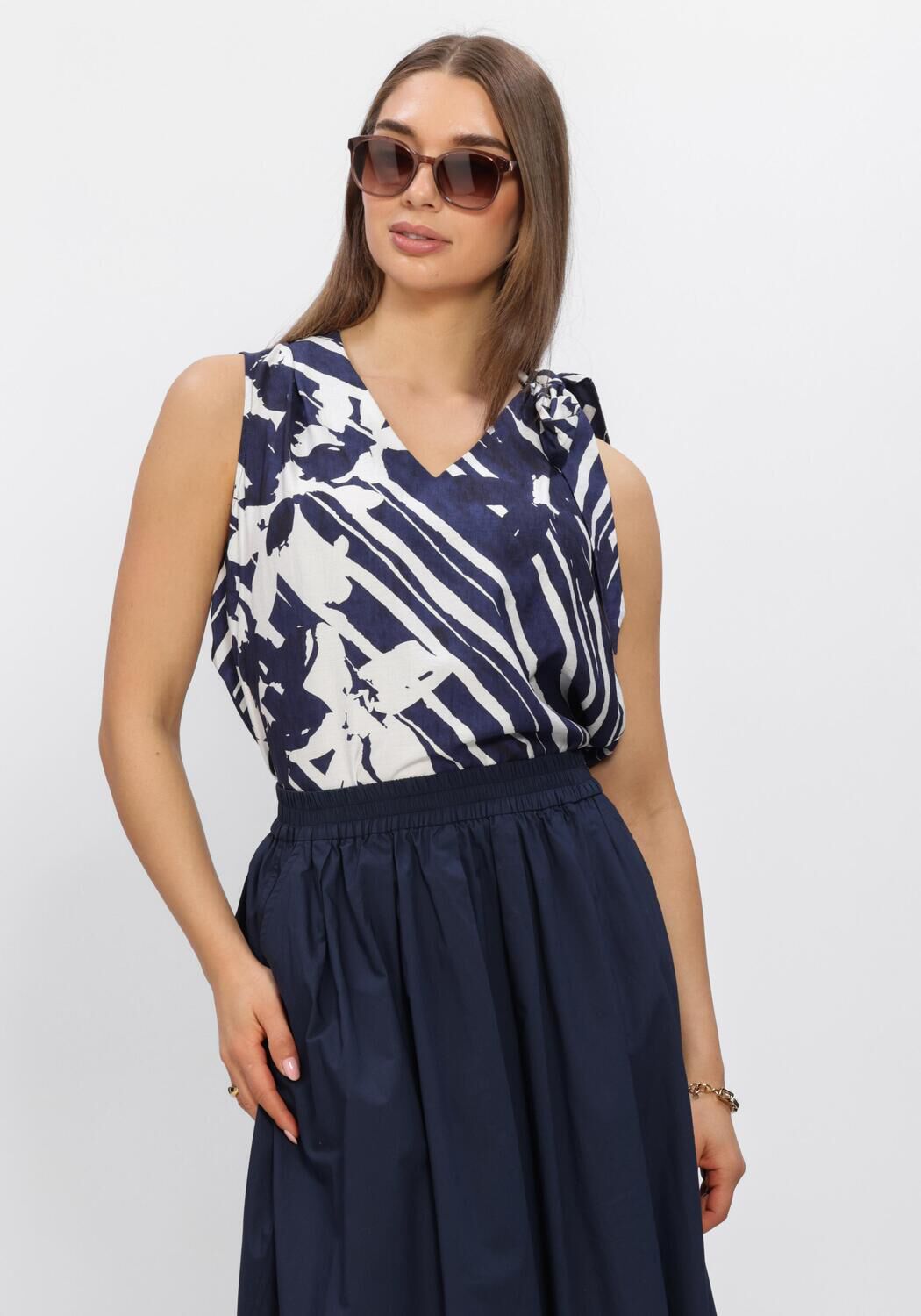 Blauwe CAROLINE BISS Top 1673 - large